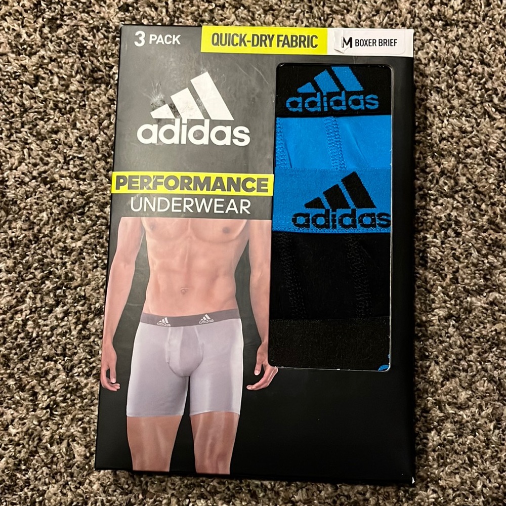 Brand new mens Adidas boxer briefs